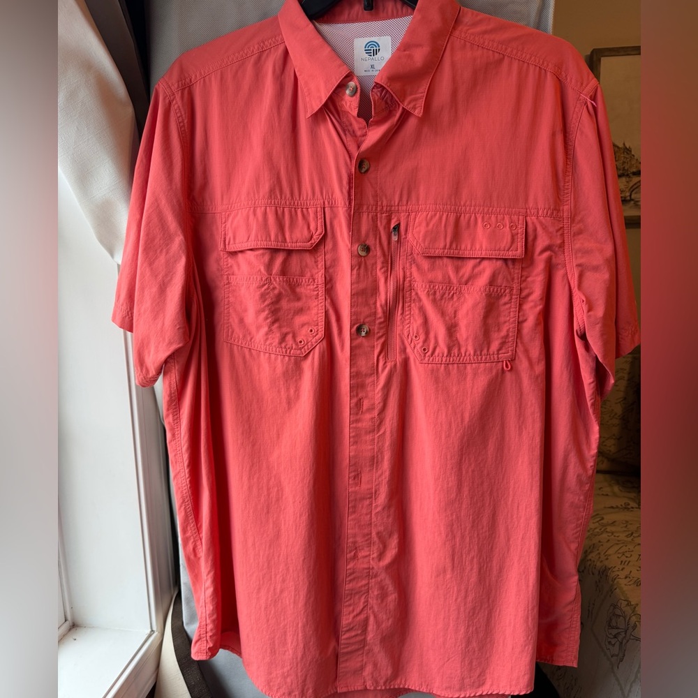 Nepallo trophy classic short sleeve coral XL